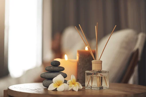 Serene spa environment